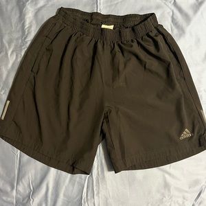 Black adidas mens shorts